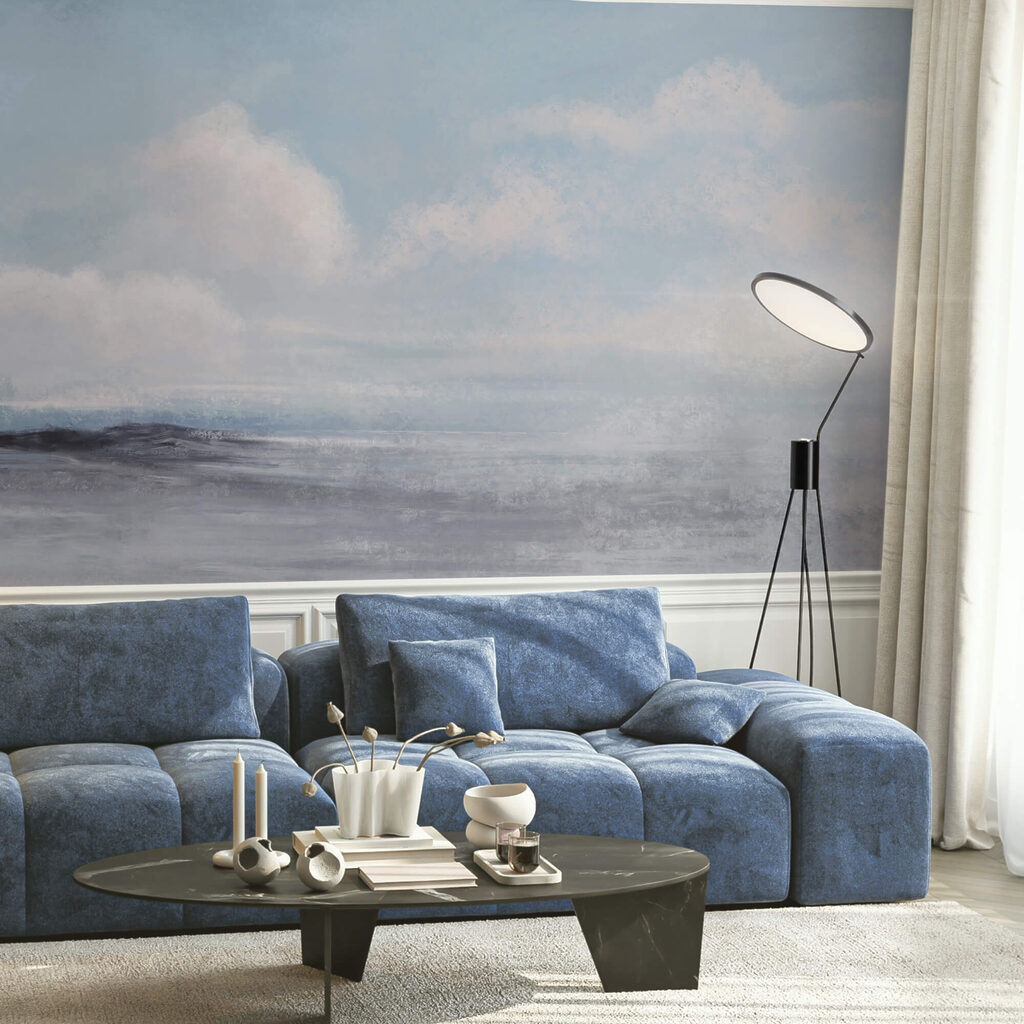 Peisaj cu cer înnorat