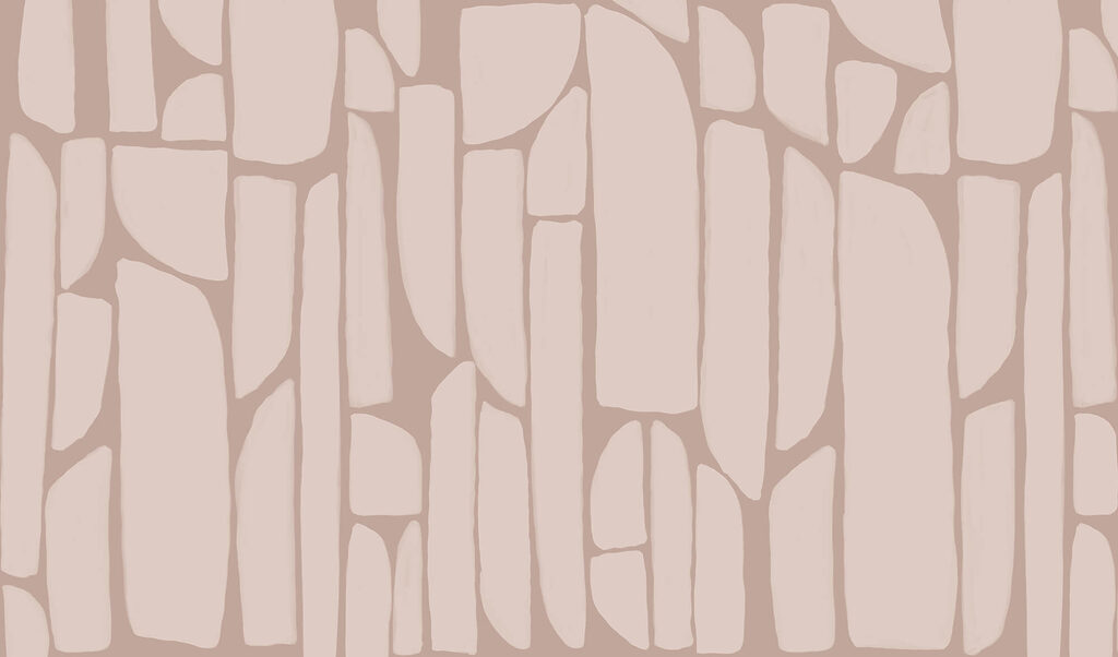 Pattern of white and pink shapes