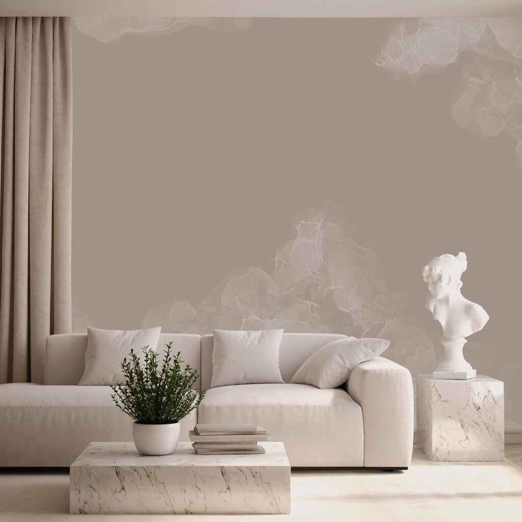 Vârtejuri de ceață în nuanțe delicate