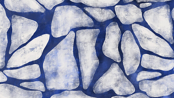 Blue and white pattern