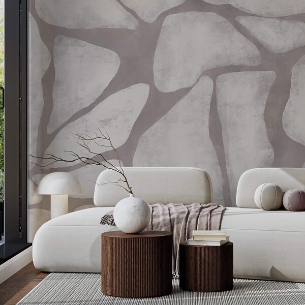 Perete de stâncă gri și alb Perete de stâncă gri și alb