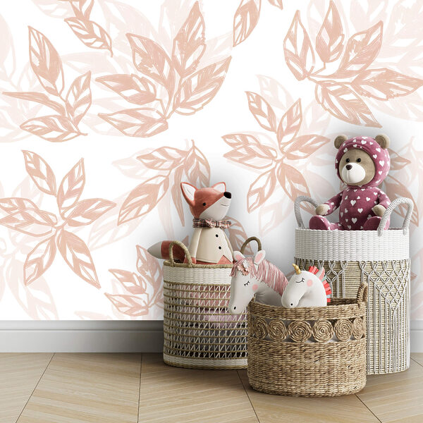 Model de frunze pe fond alb