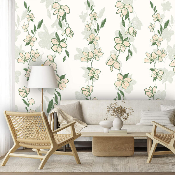 Motiv cu flori și frunze Motiv cu flori și frunze