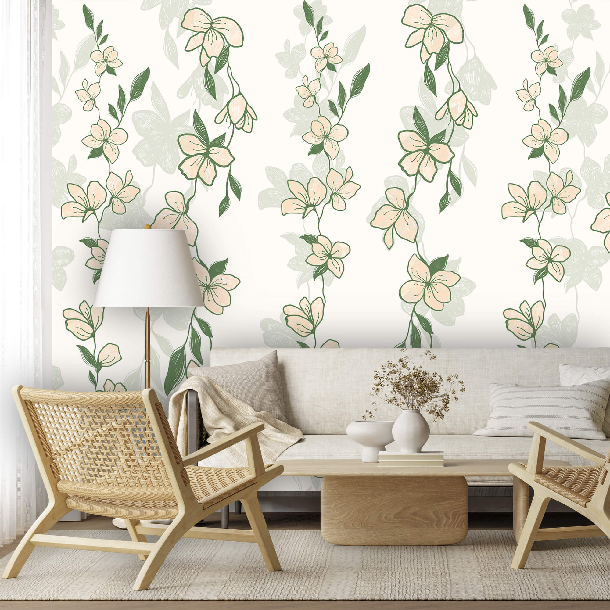 Motiv cu flori și frunze Motiv cu flori și frunze