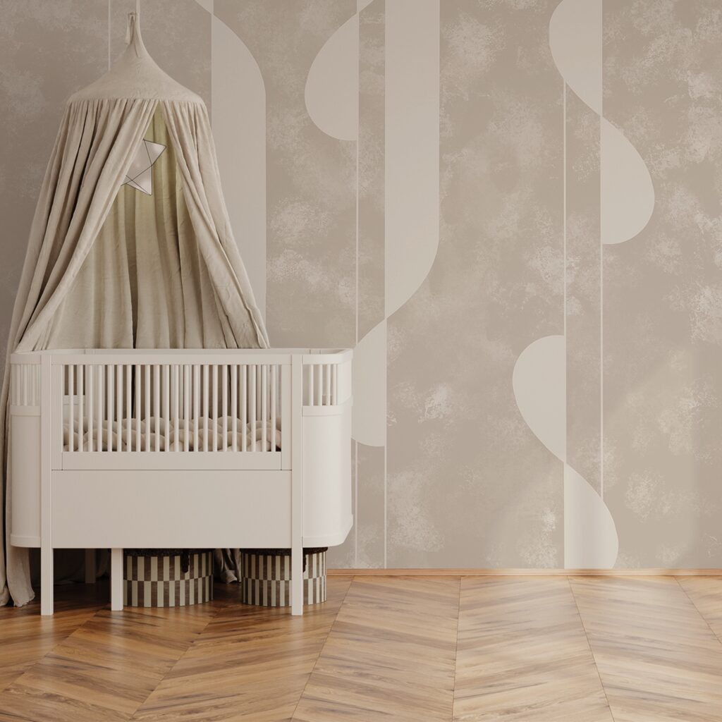 Forme abstracte în nuanțe delicate de bej