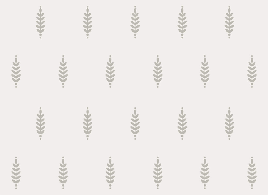 Pattern of leaves on a white background