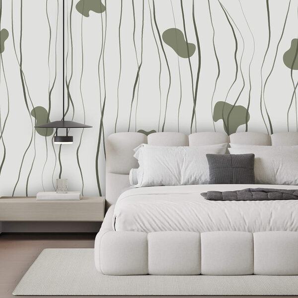 Model cu linii verzi și gri