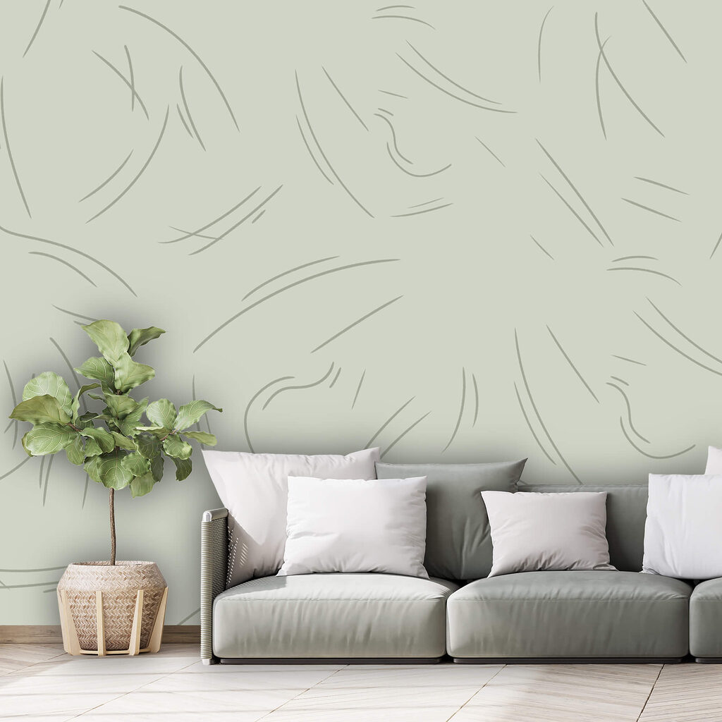 Liniile delicate creează o mișcare armonioasă