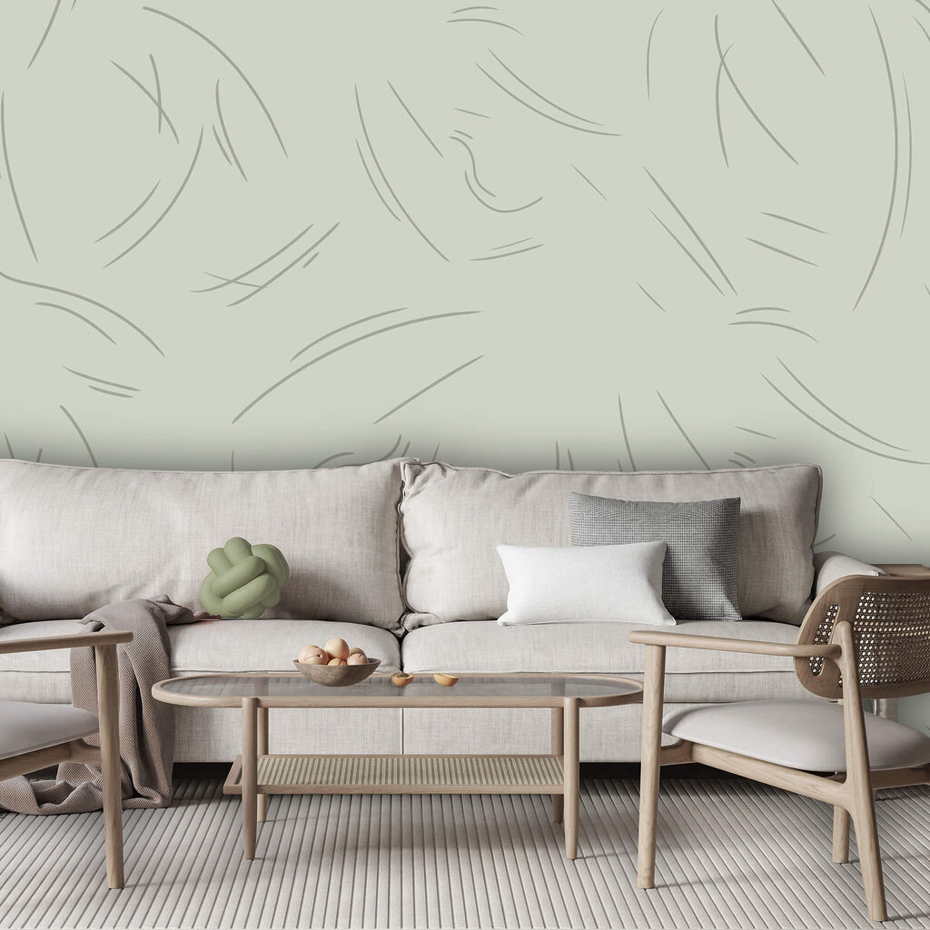 Liniile delicate creează o mișcare armonioasă