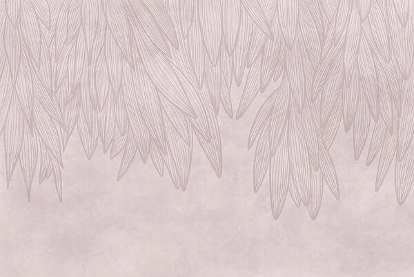 Soft, flowing lines in gentle hues