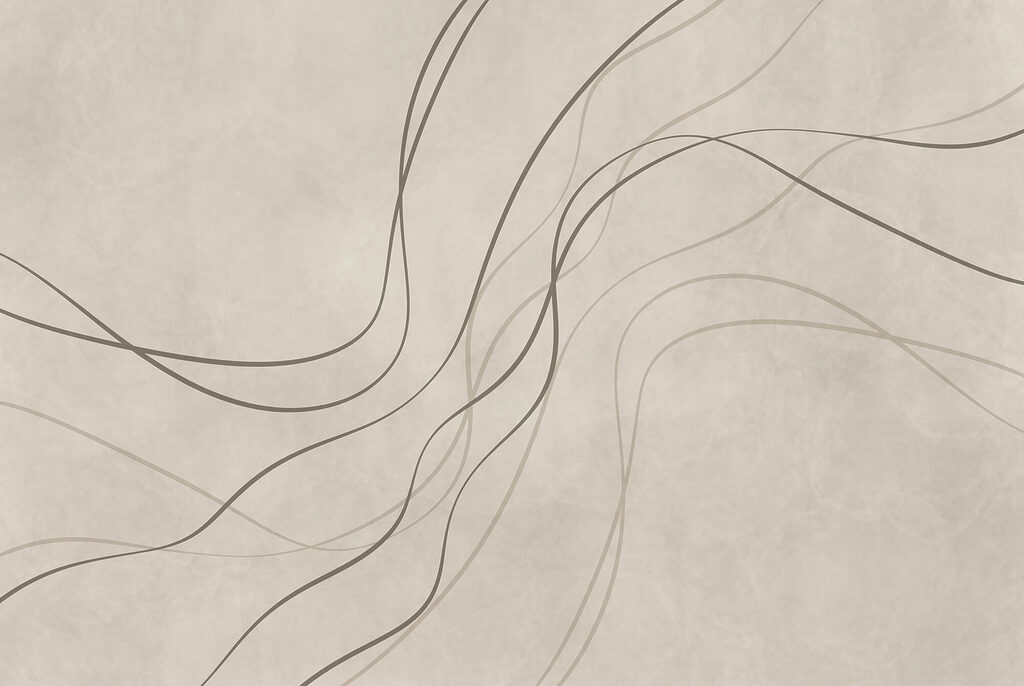 White surface with black lines