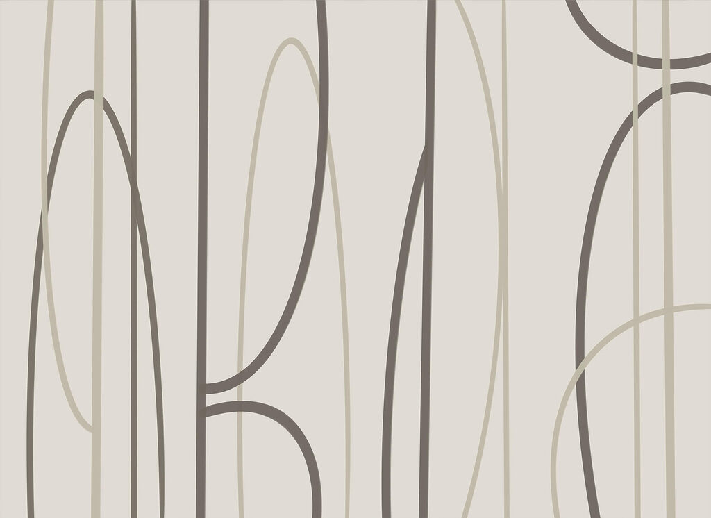 Abstract lines in soft tones