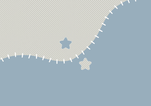 Blue and white fabric with stars Blue and white fabric with stars