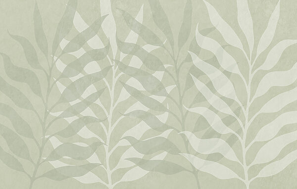 Serene botanical pattern in soft hues Serene botanical pattern in soft hues