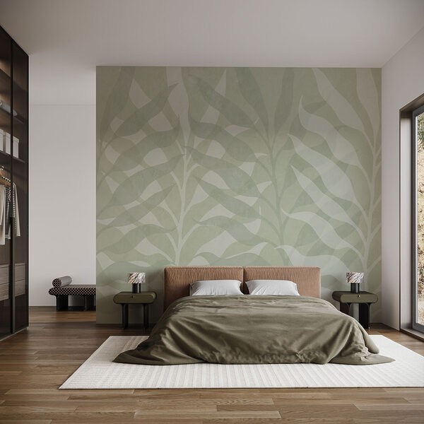 Motiv botanic seren, în nuanțe delicate Motiv botanic seren, în nuanțe delicate
