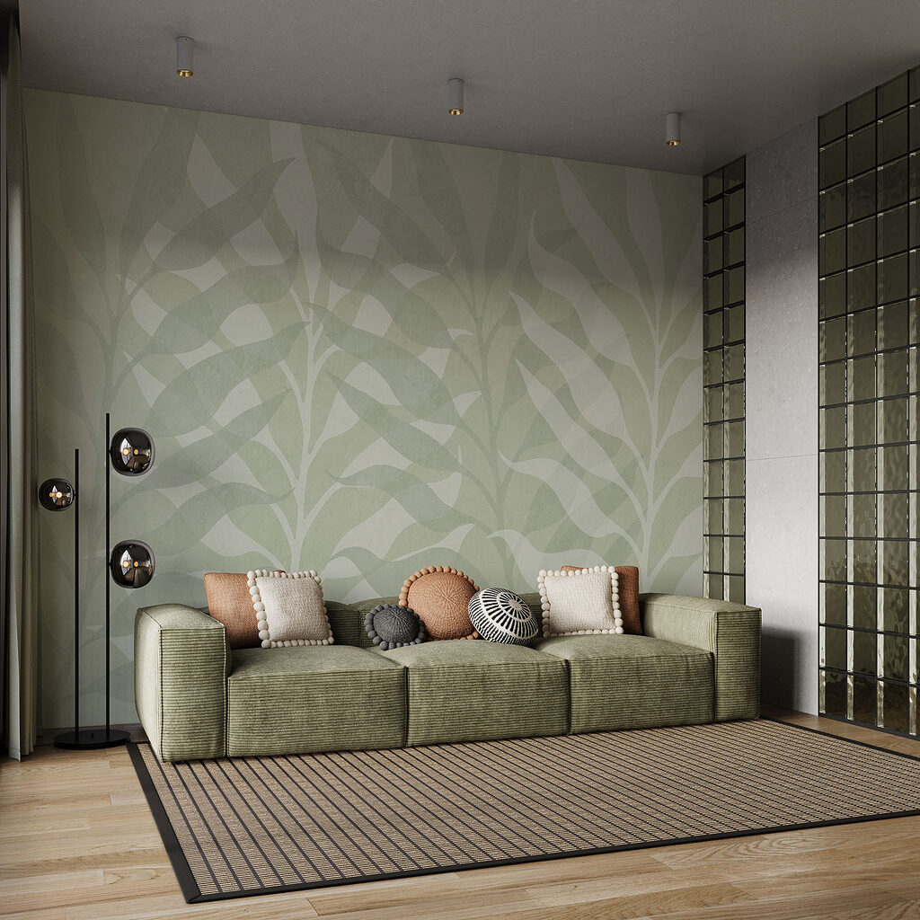 Motiv botanic seren, în nuanțe delicate Motiv botanic seren, în nuanțe delicate