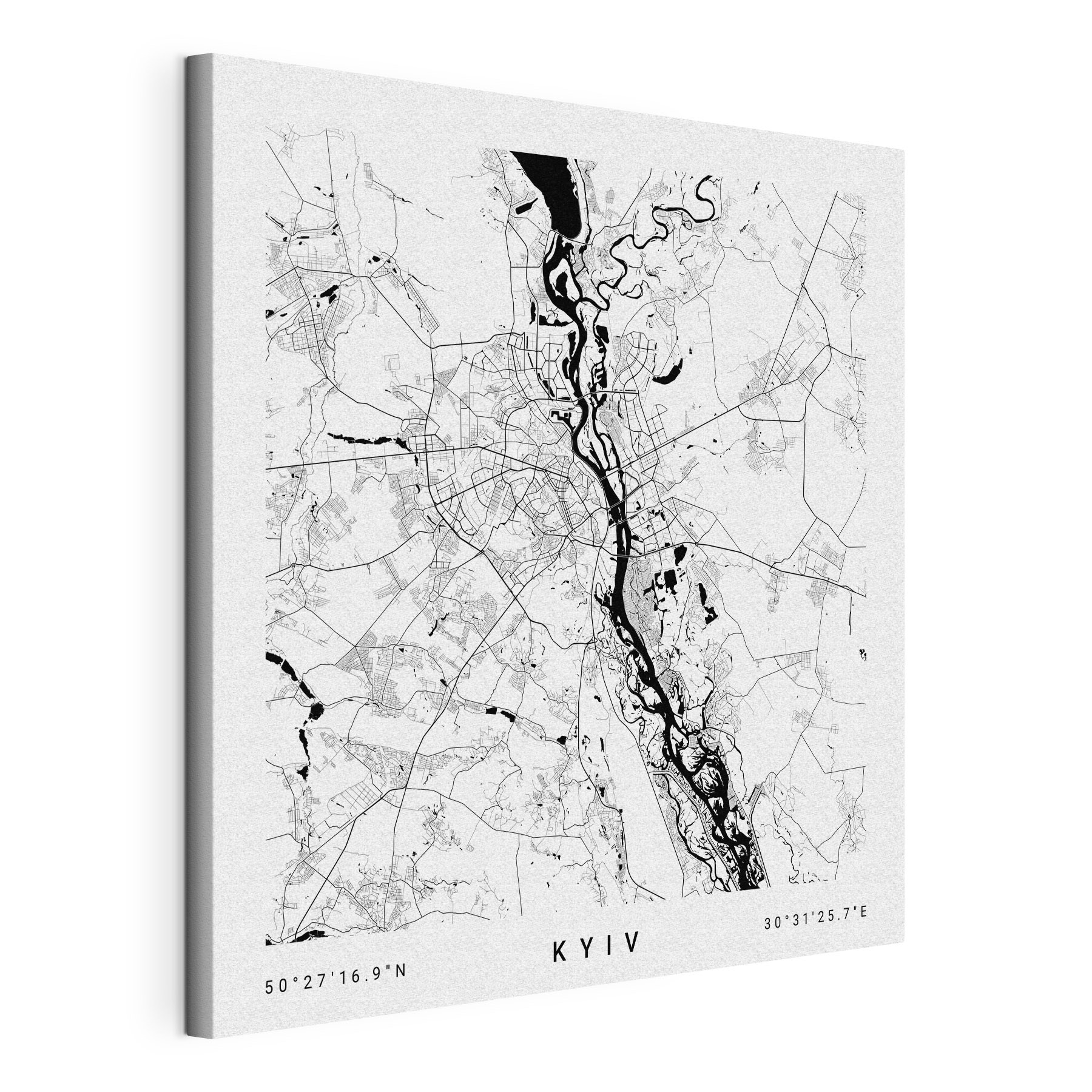 A map of a city A map of a city