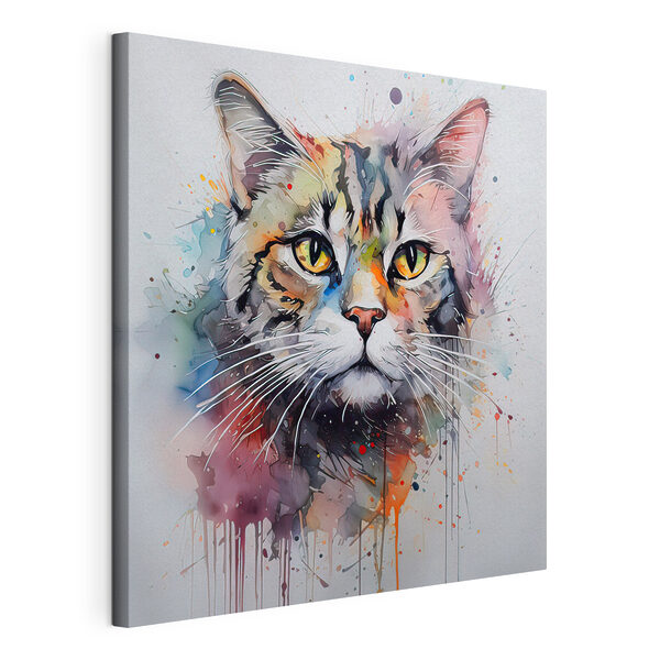 Painting of a cat Painting of a cat