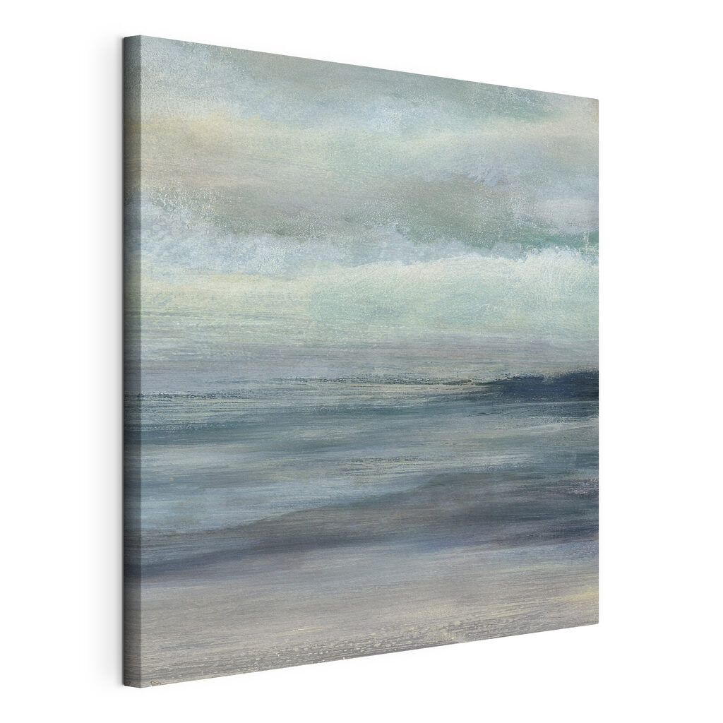 A painting of a beach