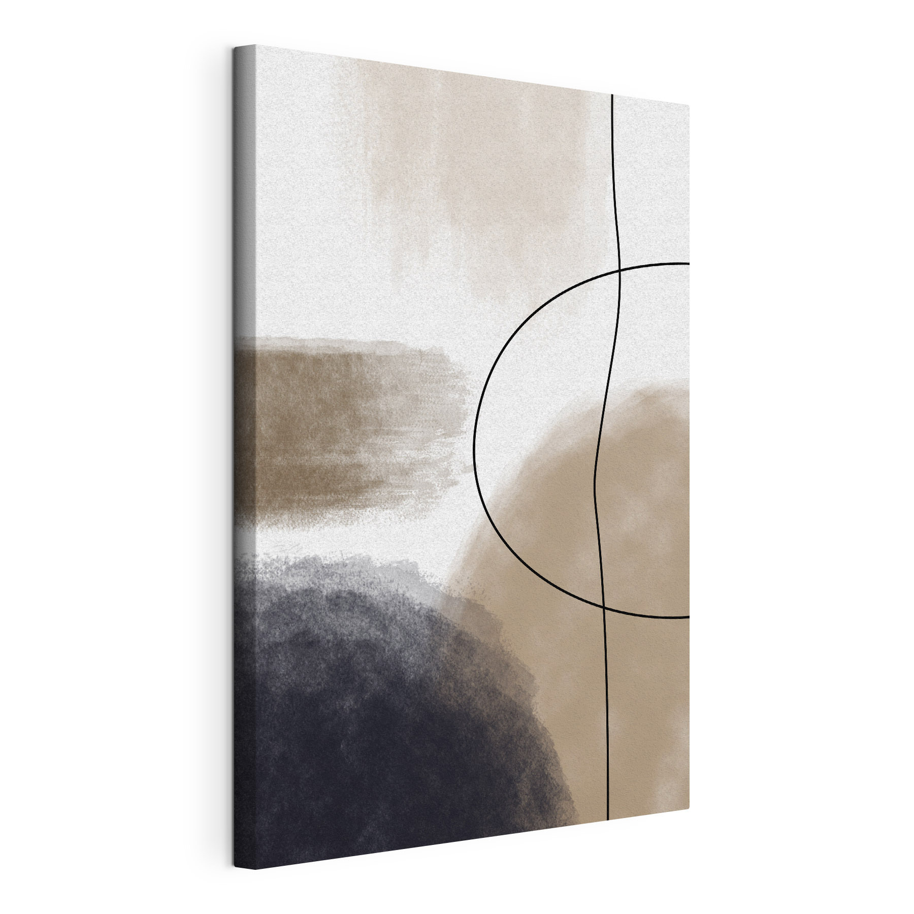 Abstract shapes in muted tones