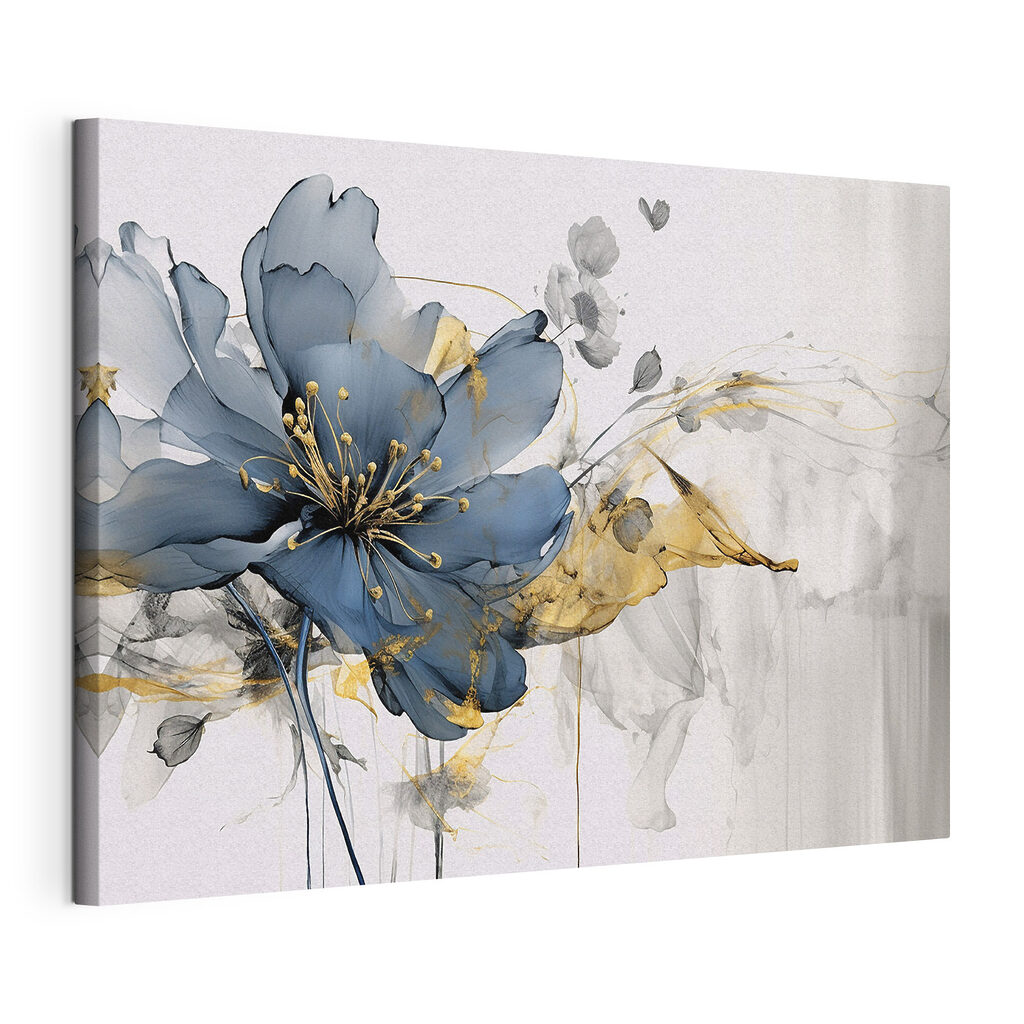 Elegant floral dance in monochrome hues Elegant floral dance in monochrome hues