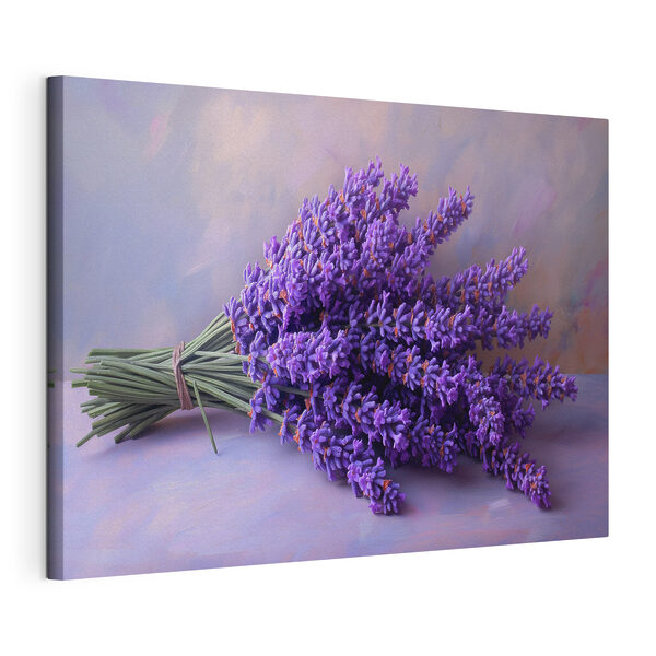 Un buchet de flori mov Tablouri Un buchet de flori mov