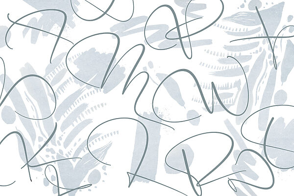 Artful swirls in soft hues Artful swirls in soft hues