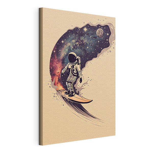 Tablouri Tablouri Un astronaut care călărește o placă de surf (SKU: s38636)
