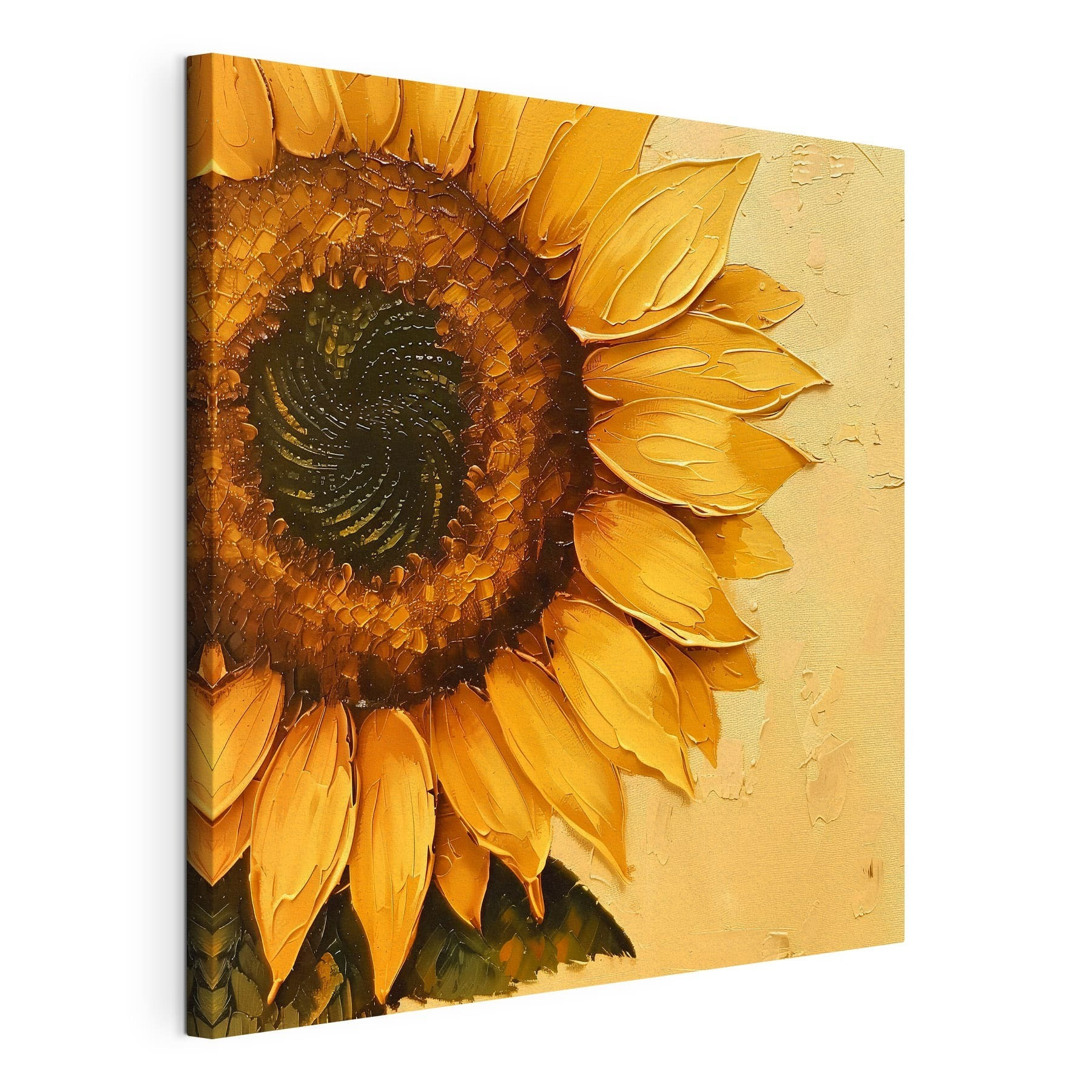 Painting of a sunflower