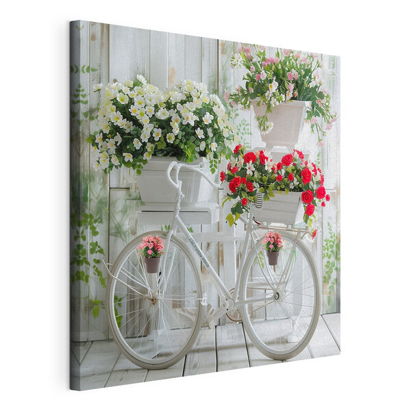 Tablouri Bicicletă cu flori în coșuri (SKU: s39242) Tablouri Tablouri Bicicletă cu flori în coșuri (SKU: s39242)