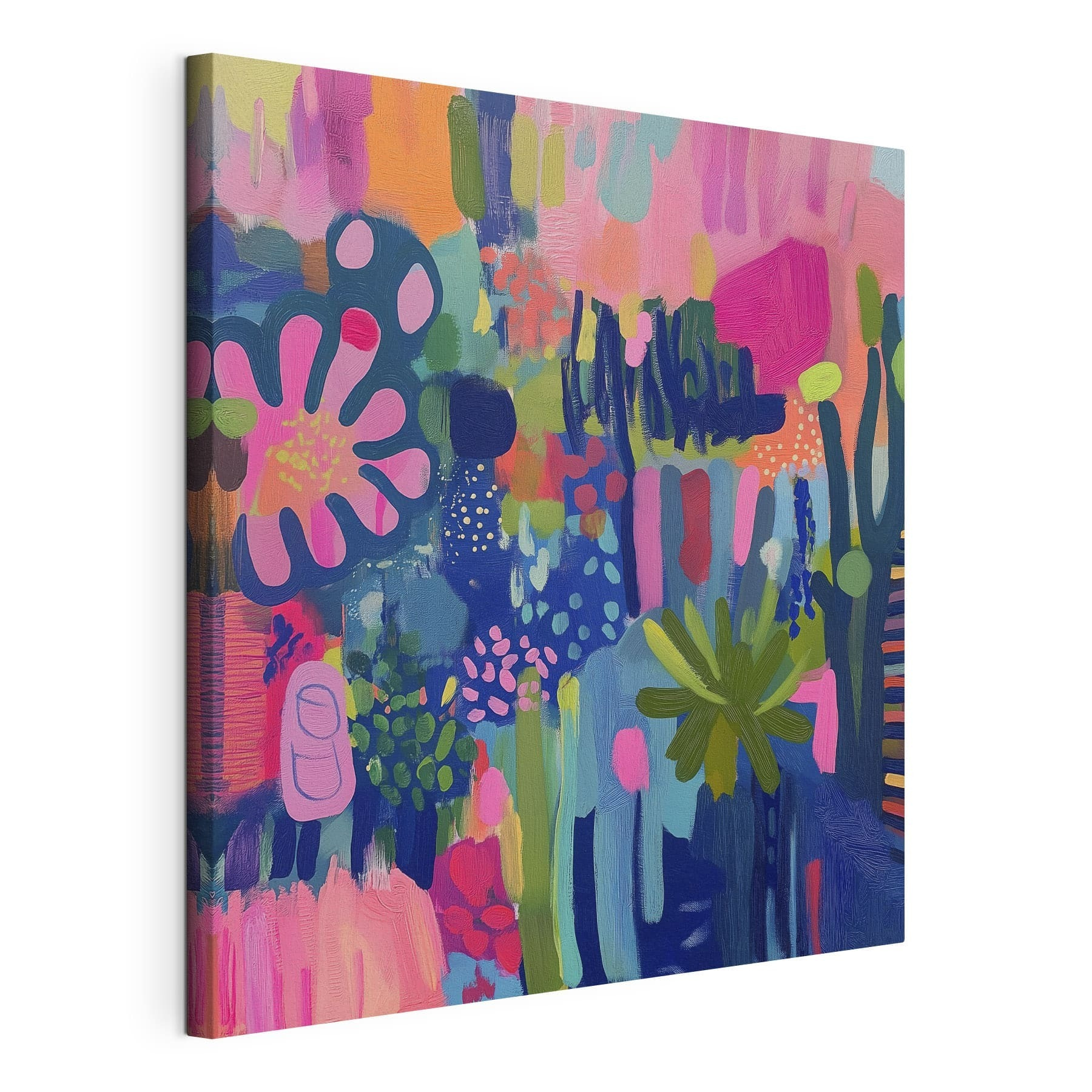 Colorful painting of flowers and plants Colorful painting of flowers and plants