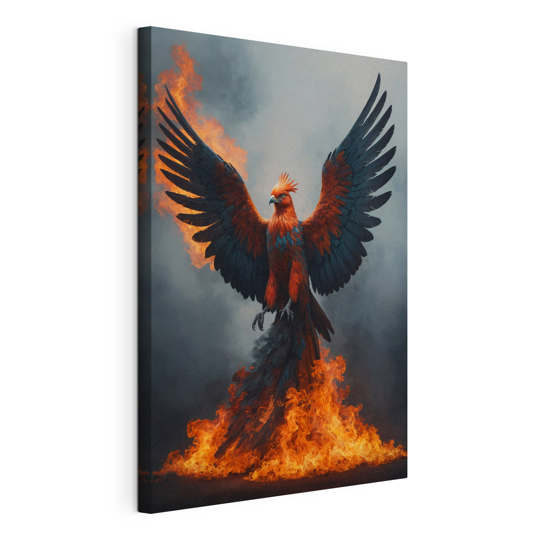 Bird with wings spread out Bird with wings spread out