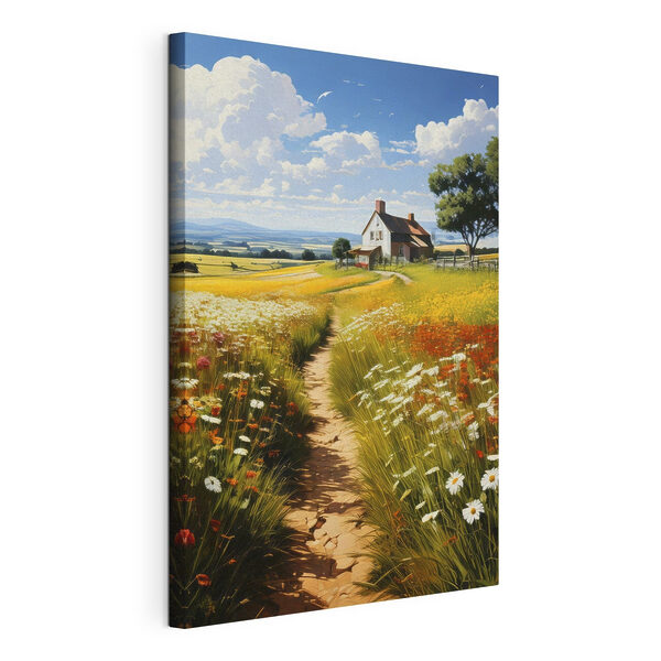 Tablouri Tablouri Cărare printr-un câmp de flori (SKU: s41109)