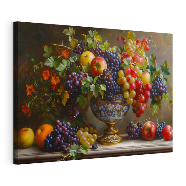 O pictură de fructe într-o vază Tablouri O pictură de fructe într-o vază