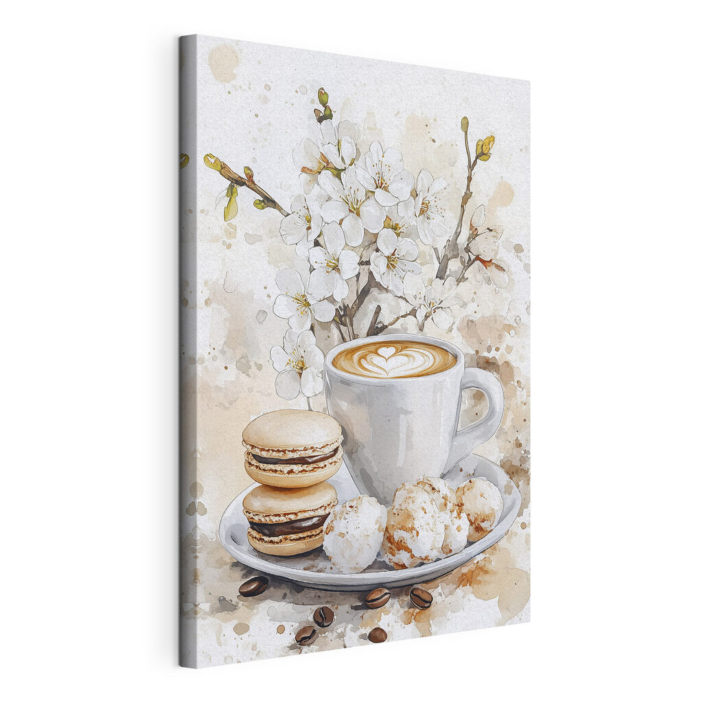 Cup of coffee and cookies Cup of coffee and cookies