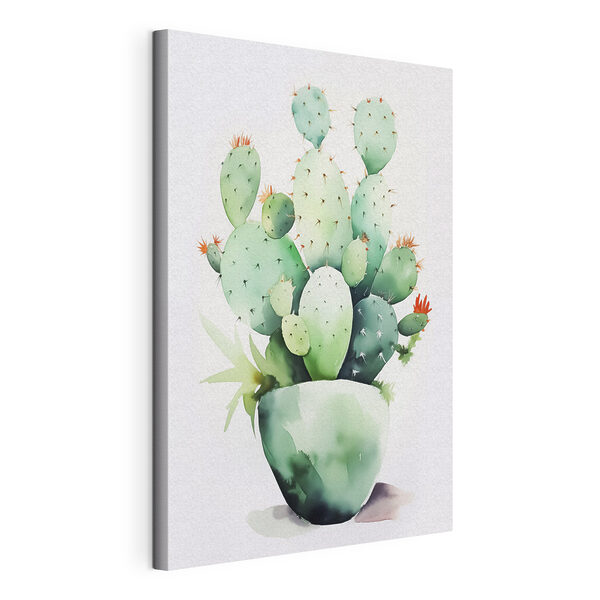Tablouri Tablouri Acuarelă a unui cactus (SKU: s42410)