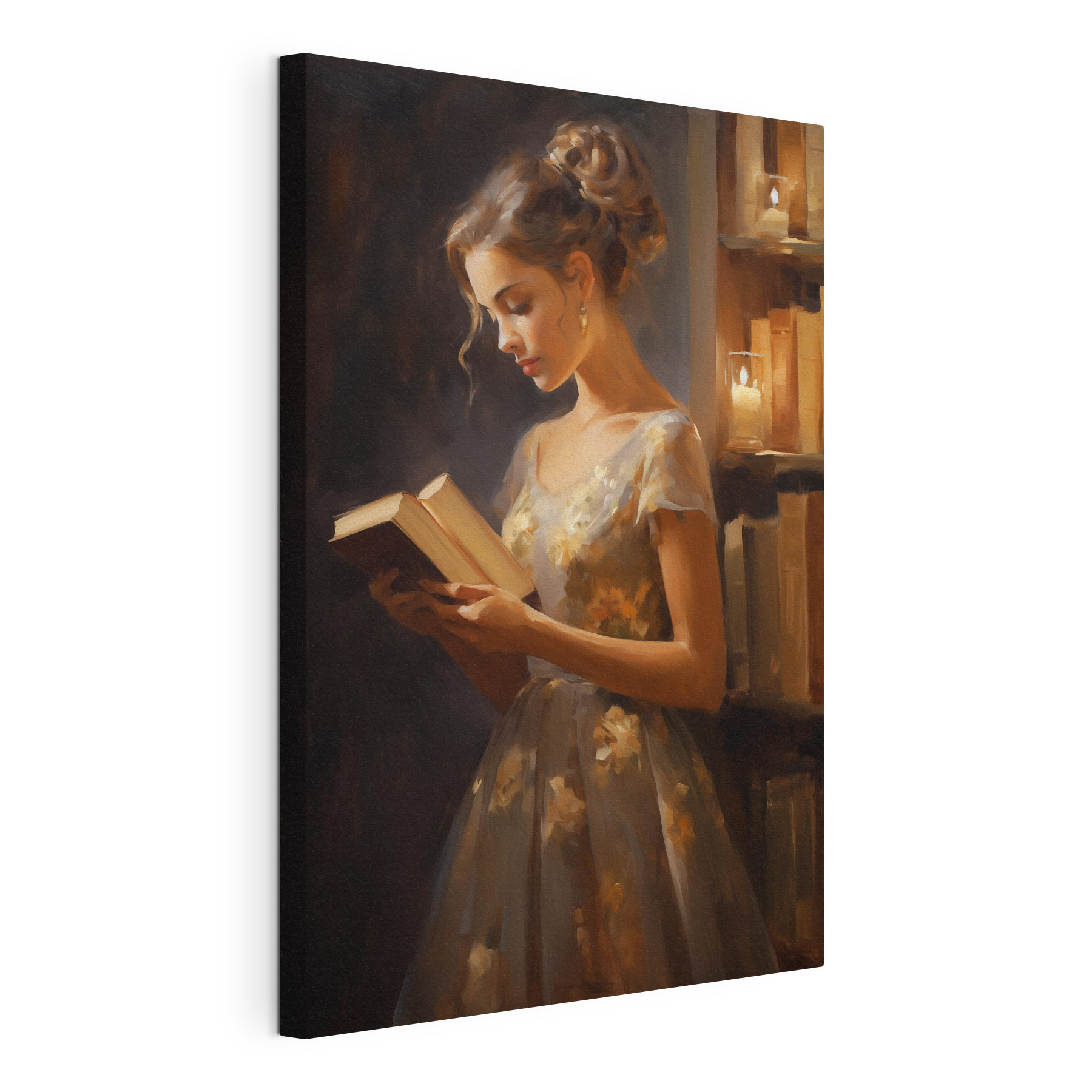 Woman reading a book Woman reading a book