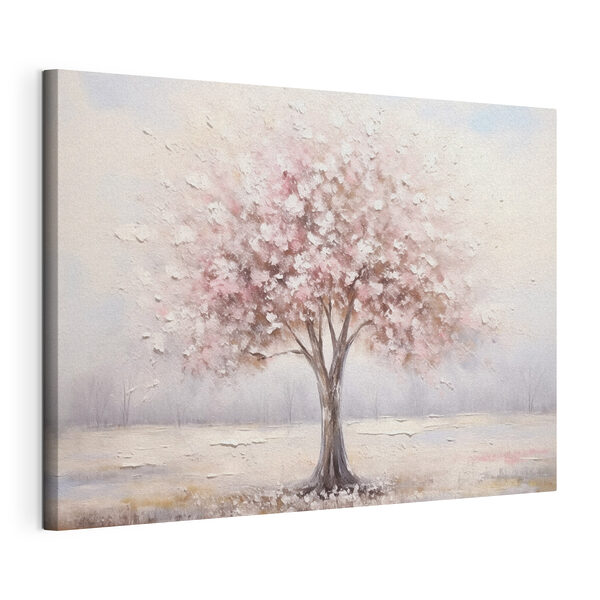 Tablouri Tablouri Pictura unui copac cu flori roz (SKU: s42629)