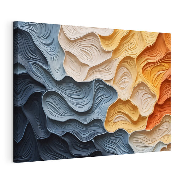 Tablouri Tablouri Culori curgătoare în design abstract (SKU: s42647)
