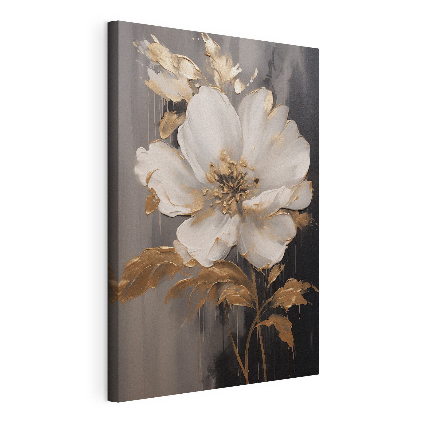 Elegant flower on a dark canvas Elegant flower on a dark canvas
