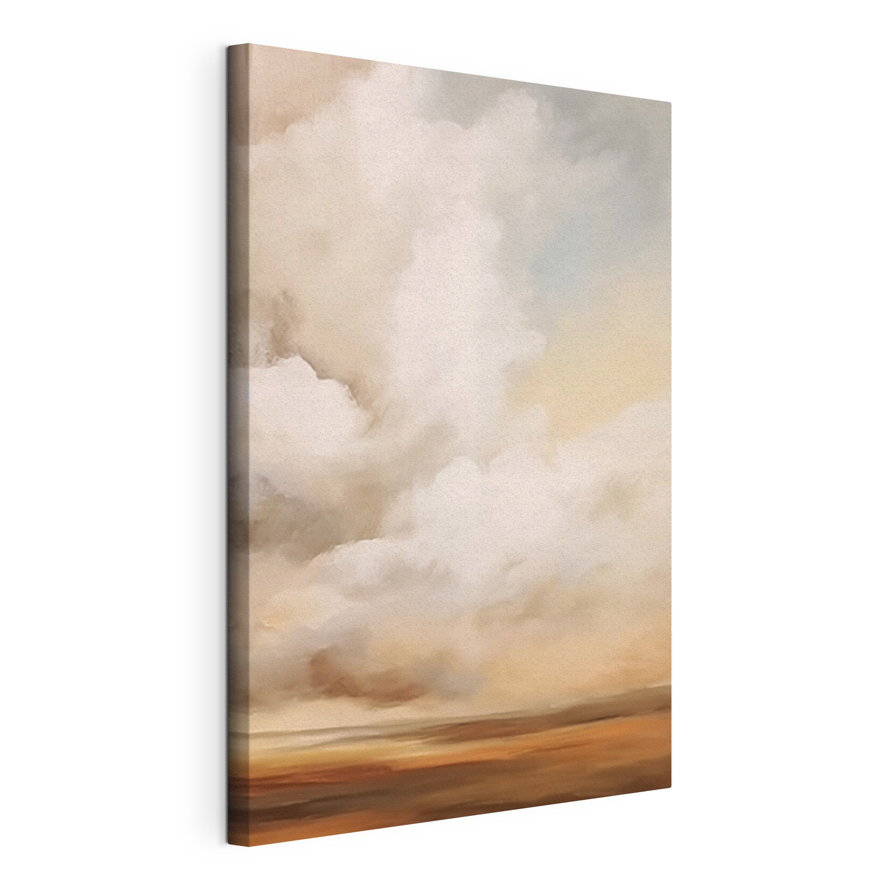 Serene clouds over tranquil landscape Serene clouds over tranquil landscape