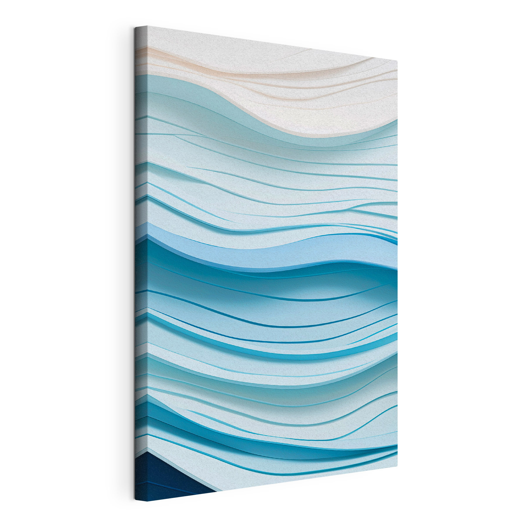 Blue and white wavy lines Blue and white wavy lines