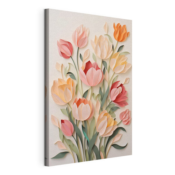 Tablouri Tablouri Flori decupate din hârtie (SKU: s43567)