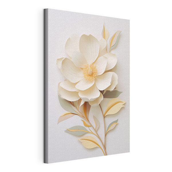 Tablouri Tablouri Floare de hârtie cu frunze (SKU: s43569)