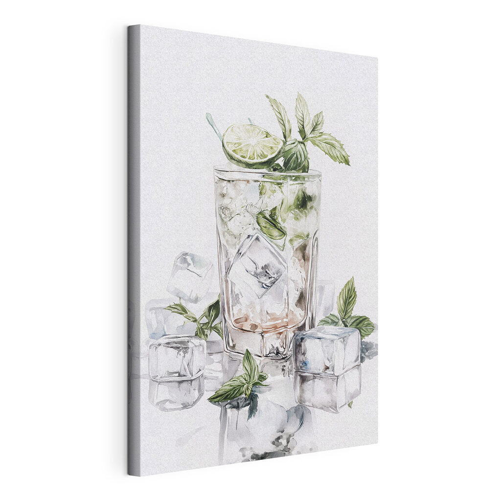 Glass with ice and lime on top Glass with ice and lime on top