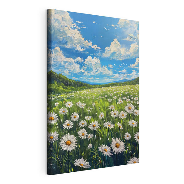 Tablouri Câmp de flori și copaci (SKU: s40255) Tablouri Tablouri Câmp de flori și copaci (SKU: s40255)