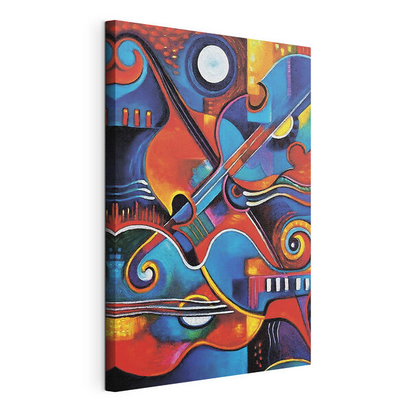 A colorful art piece of artwork