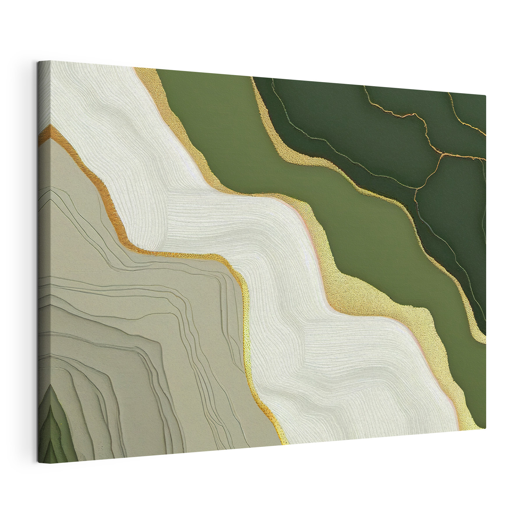 Fluid patterns in earthy tones