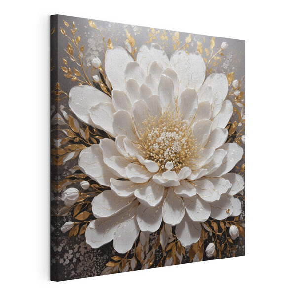 Elegant white bloom with delicate details
