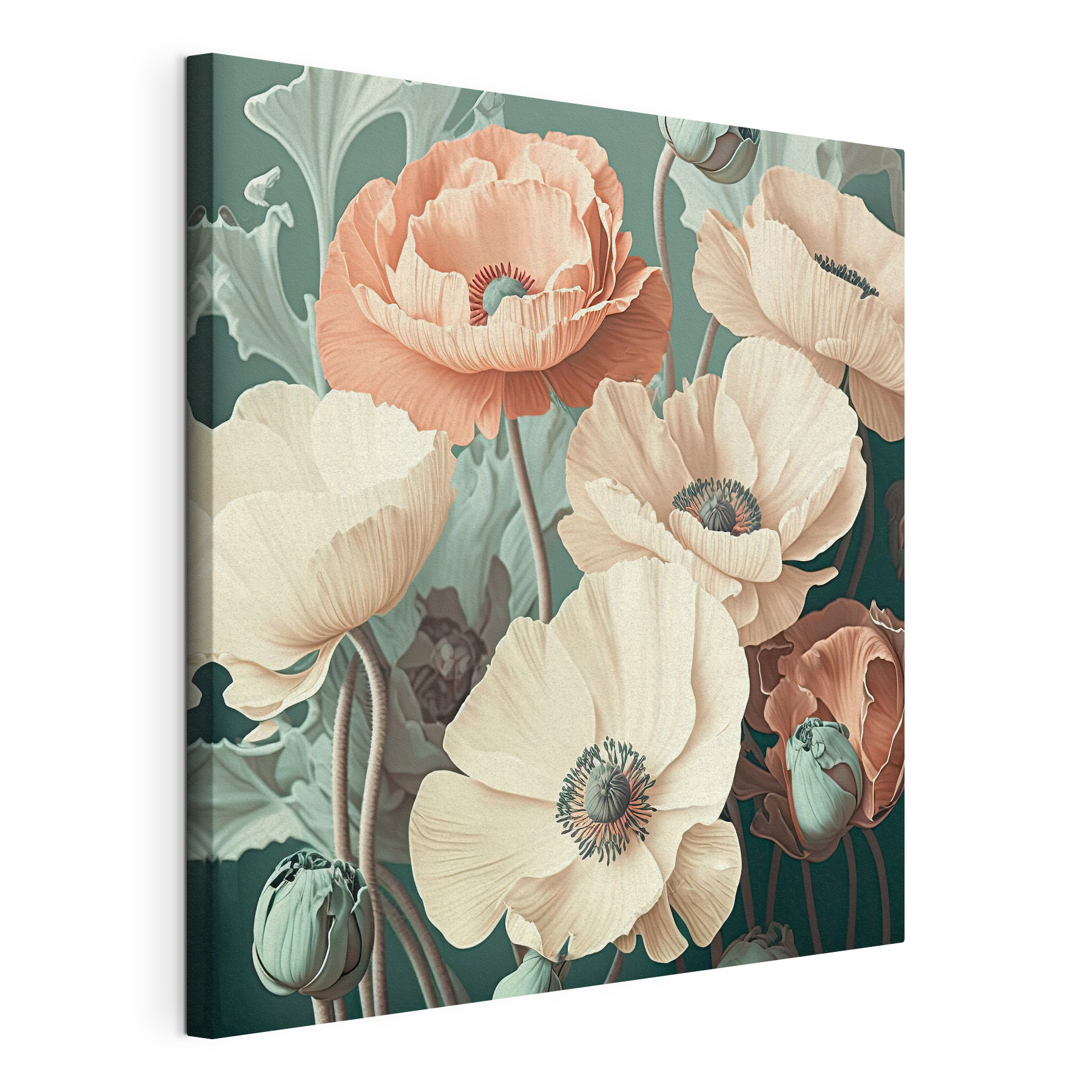 Delicate blooms in soft pastel hues